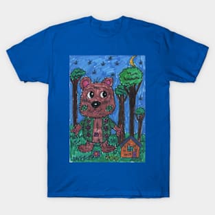 Cute Bear in the Forest T-Shirt